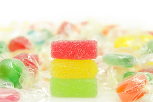 Farbige Bonbons — Stockfoto