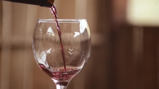 Filling Glass Red Wine — Video