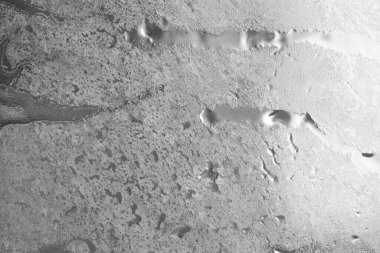 Donmuş doku. Donmuş penceredeki buz desenleri Noel mucizesinin bir sembolü..