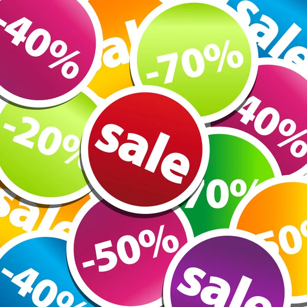 renkli yatay afiş kümesi