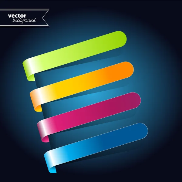 (Web) sayfa kenarına renkli çıkartmalar