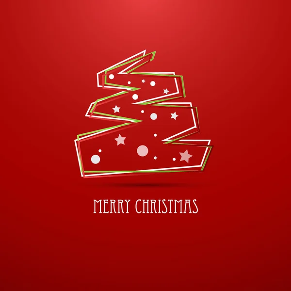 ağaçlar ile Merry christmas arka plan