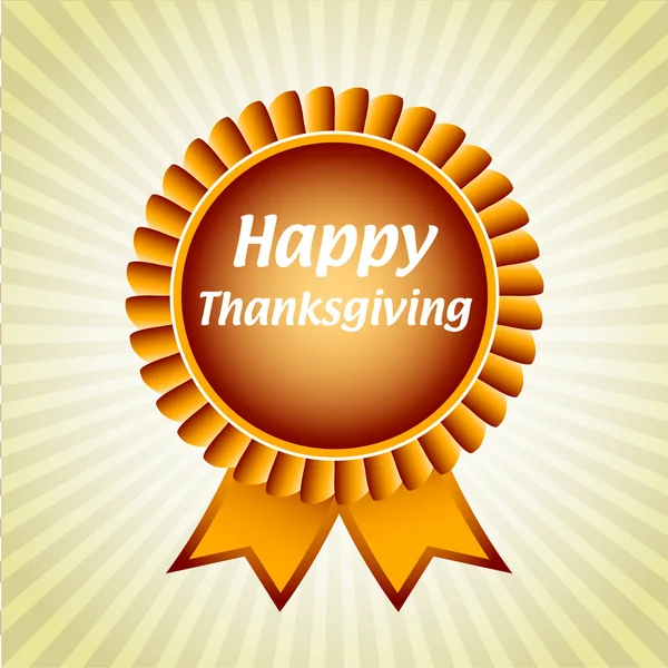 Thanksgiving day ribbon — Stock Photo, Image