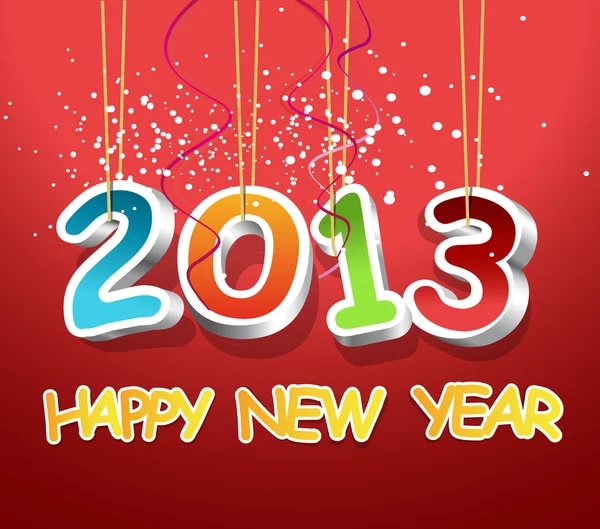 3D Happy New Year — Stock Photo, Image