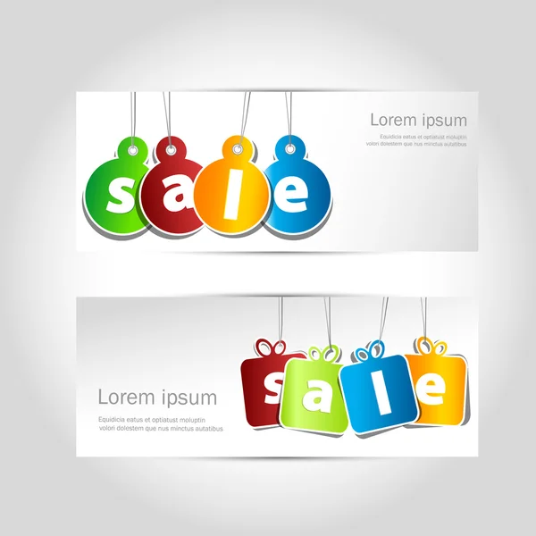 Kerst verkoop banner — Stockfoto