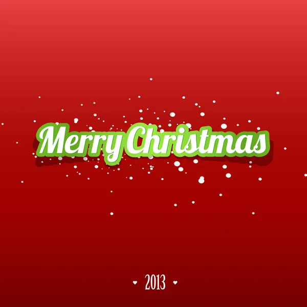 Merry christmas sticker — Stockfoto