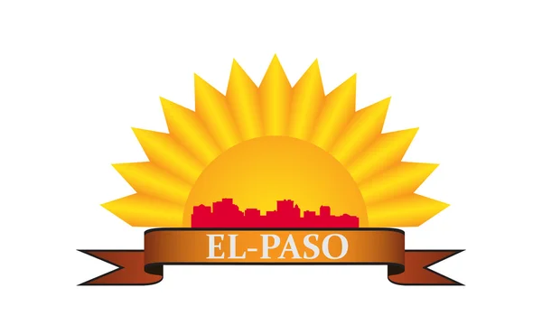 El paso crest — Stockvector