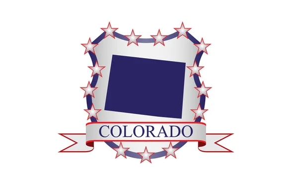 Cresta de Colorado — Vector de stock