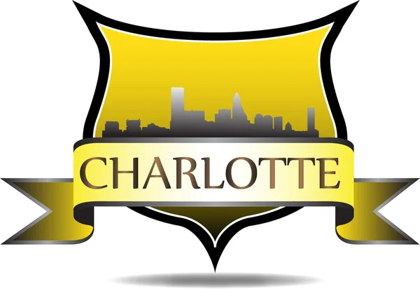 Charlotte Crest. — Vetor de Stock