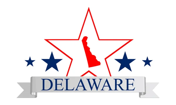 Delaware — Vettoriale Stock