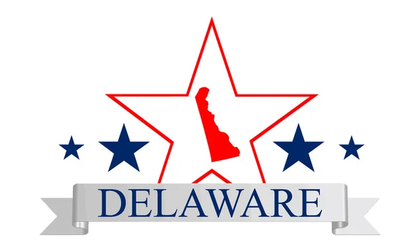 Delaware — Stockový vektor