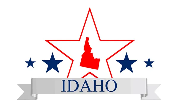 Estrella de Idaho — Vector de stock