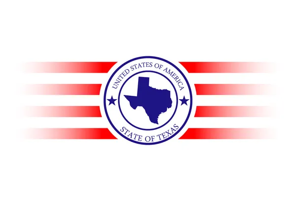 Sello de Texas — Vector de stock