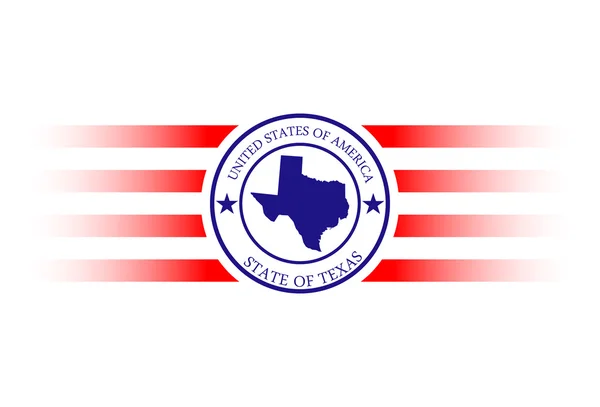 Texas stempel — Stockvector