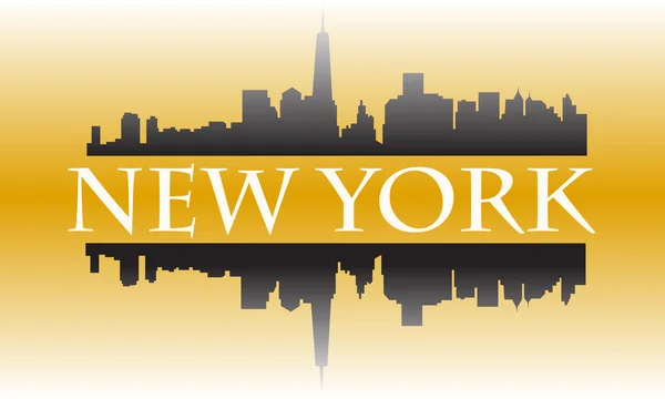 Oro di New york — Vettoriale Stock