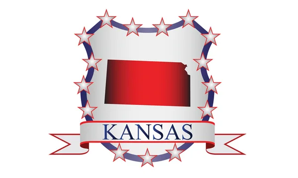 Kansas crest — Stockvector