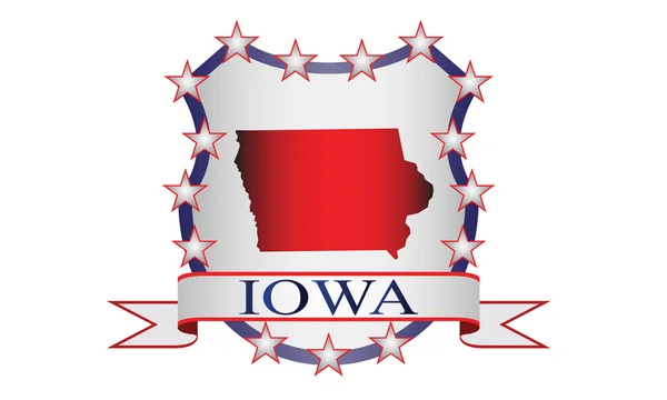 Crête de l'Iowa — Image vectorielle