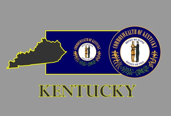 Kentucky — Vector de stock