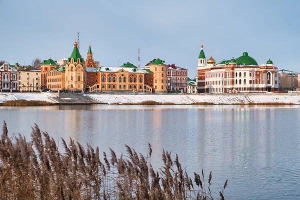 Orthodox Center Dan Philharmonic Hall Resurrection Embankment Yoshkar Ola — Stok Foto