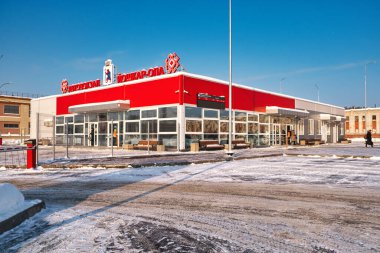 Yoshkar-Ola 'daki yeni otobüs durağı.