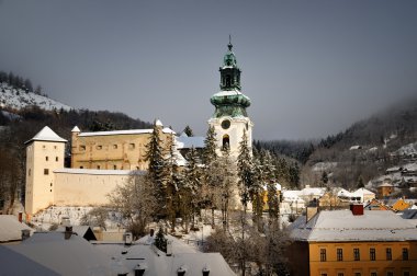 Kış banska stiavnica eski kale