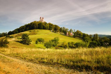 sonbahar calvary içinde banska stiavnica, Slovakya unesco