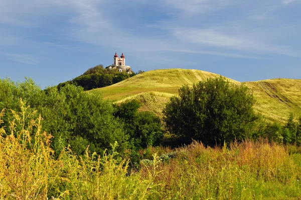 Calvário de Outono em Banska Stiavnica, Eslováquia Unesco — Fotografia de Stock