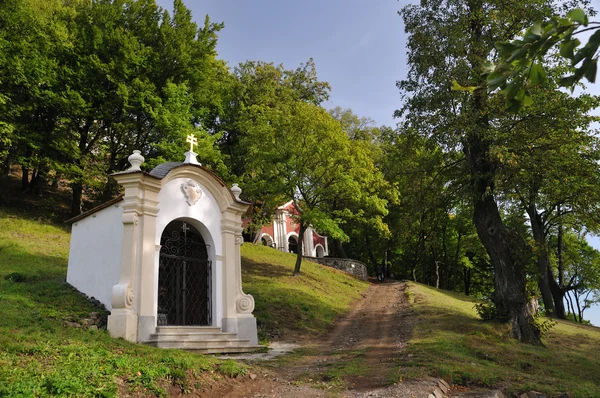 Kapel op Golgotha in banska stiavnica — Stockfoto