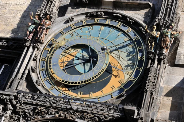 プラハ orloj の天文時計 — ストック写真