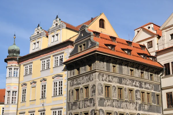 Berømte Prag huse - Stock-foto