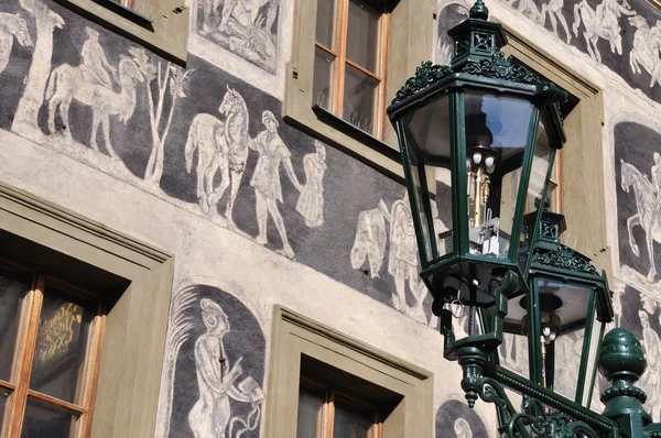 Detail architektury v Praze — Stock fotografie