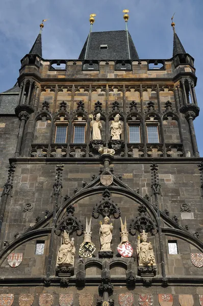 Gamla stan bridge tornet i Prag — Stockfoto