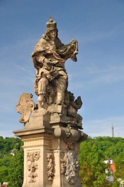 Saint charles Bridge ludmila heykeli