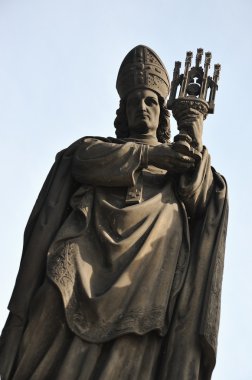 wenceslaus heykelleri IV ve sigismund, saint norbert ile Kutsal Roma imparatorları