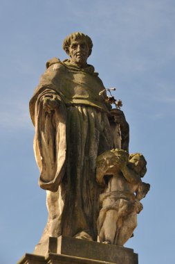 heykel tolentino Prag charles Köprüsü'nde of st. nicolas