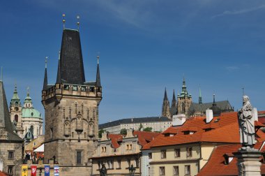 Çek Cumhuriyeti Prag 'daki Charles Köprüsü