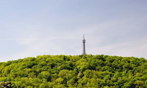 Башня Петрина в Праге — стоковое фото