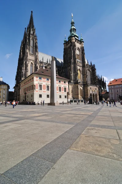 Praga Catedral de San Vito en Hradjalá — Foto de Stock