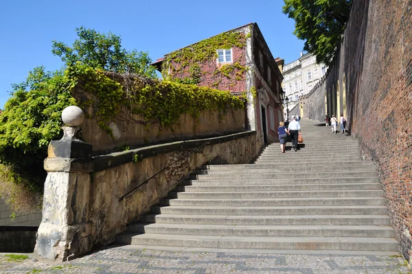 Prága - Old Castle lépcsők — Stock Fotó