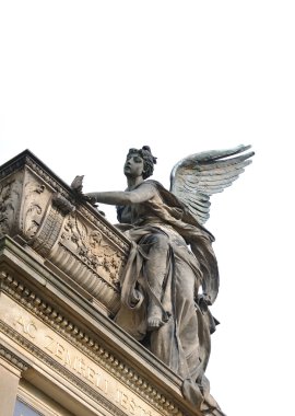 vysehrad, melek heykeli üzerinde Slavin mezarlığı
