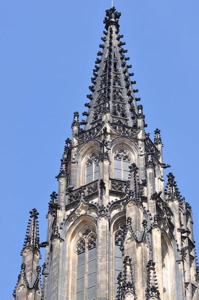 Detalj towerprague st. vitus-katedralen i hradcany — Stockfoto