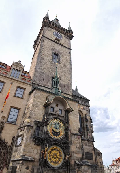 Pražský orloj, Pražský orlojem — Stock fotografie