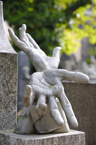 Vlasta Burian, el monumento cementerio de Vysehrad en Praga — Foto de Stock