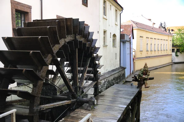 O canal Kampa em Praga — Fotografia de Stock