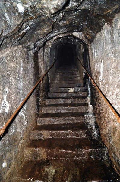 Důl tunel v Banské Štiavnice — Stock fotografie