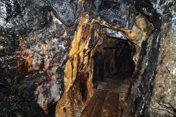 Banska stiavnica tünelde mayını — Stok fotoğraf