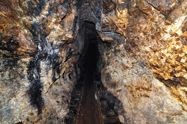 Tunnel minerario a Banska Stiavnica — Foto Stock