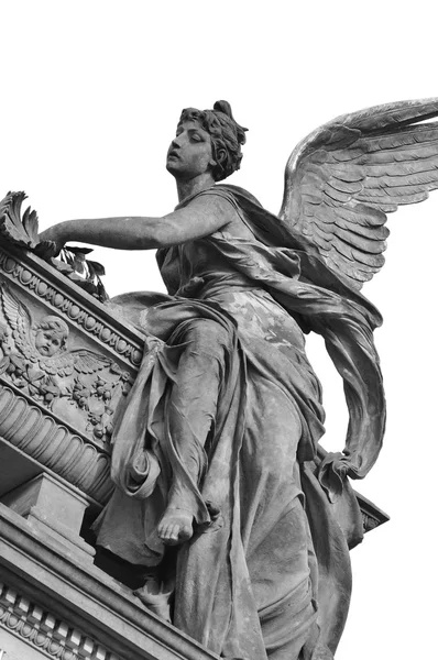 Slavin temető, a Vysehrad, az angyal-szobor — Stock Fotó