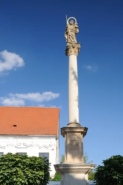 Coluna de Maria em Nove mesto nad Vahom — Fotografia de Stock