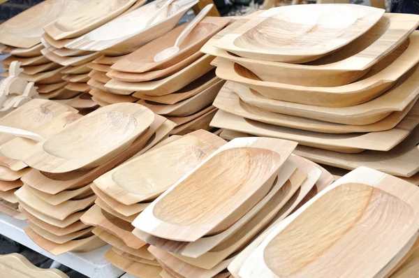 Drewniane koryto rynku pozagiełdowym — Zdjęcie stockowe